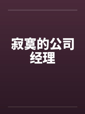寂寞的公司经理