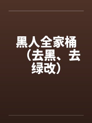 黑人全家桶（去黑、去绿改）by佚名笔趣阁无弹窗